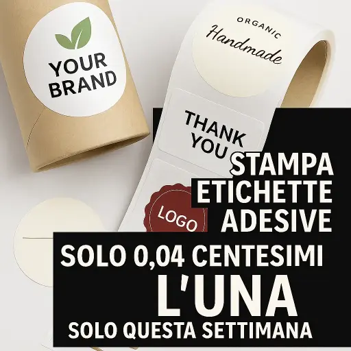 Etichette 5x5 CM - Promo - 